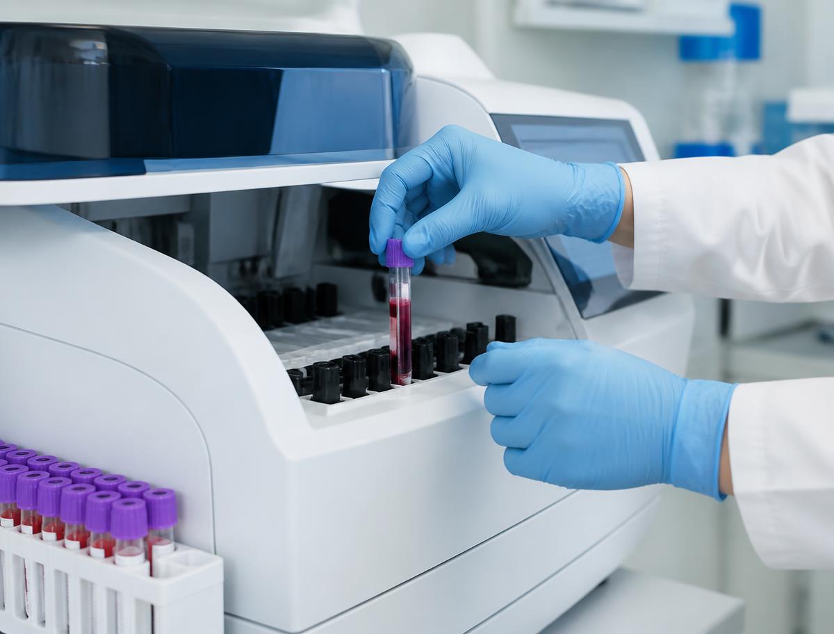 Laboratory analyser equipment used for diagnostic testing